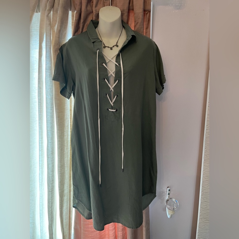 Rails | Military green sundress